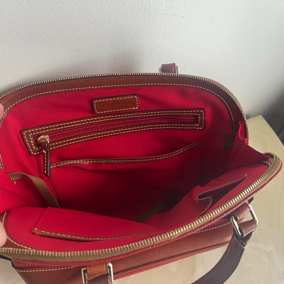 Dooney and Bourke Pebble Leather Satchel - Picture 13 of 17